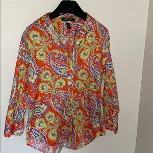 Ralph Lauren green label colorful shirt, PS